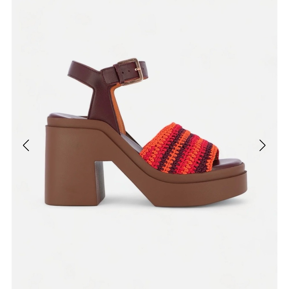 NWT Robert Clergerie Platform Sandals sz 7 - Picture 2 of 5
